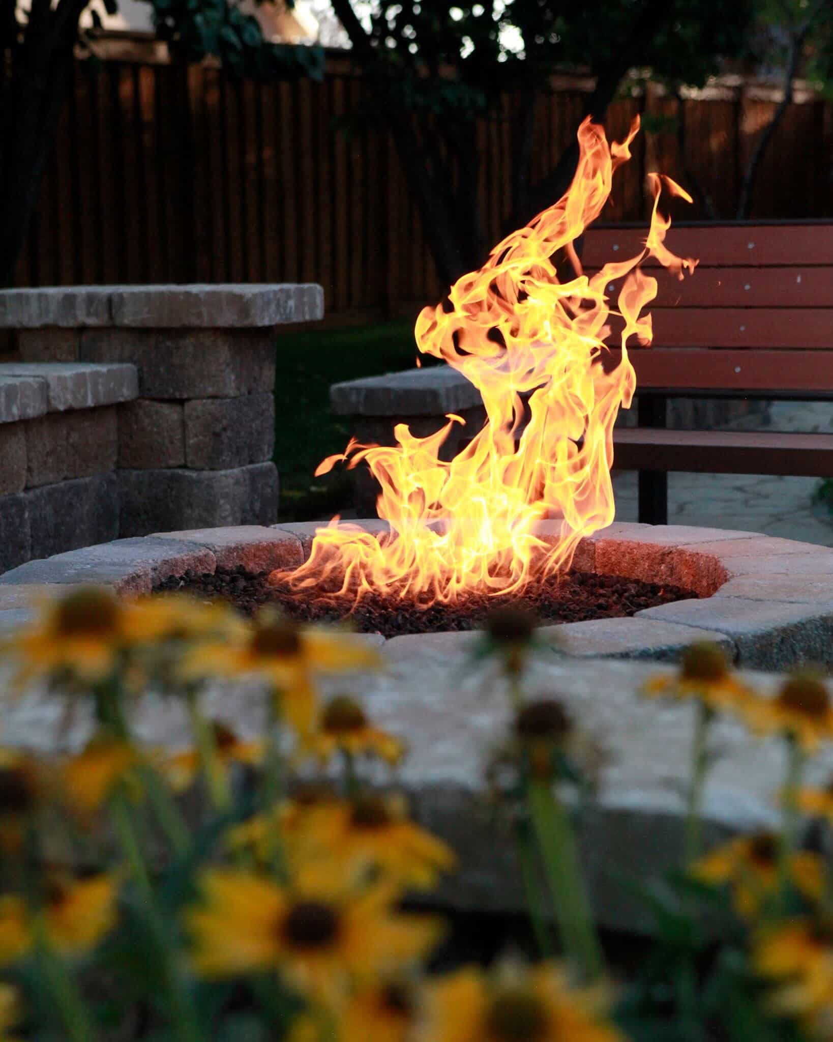 Outdoor Fireplace in Indian Wells, CA